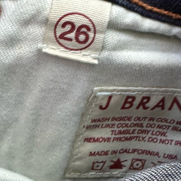 Dark Wash Skinny Jeans Size 26 J Brand Pencil Leg Style Low rise - Picture 5 of 8